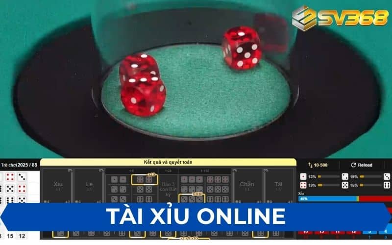 Tài xỉu online là trò chơi trực tuyến dựa vào ba viên xúc xắc